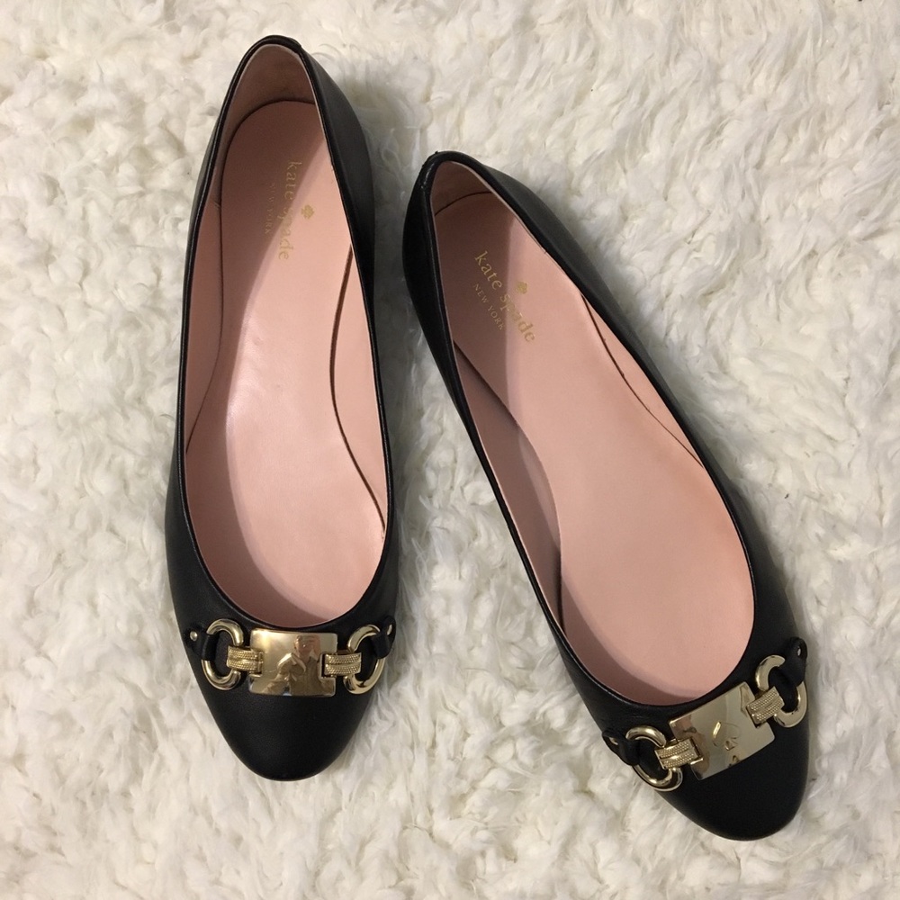 Kate Spade size 11 Phoebie black flats